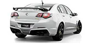 Back and side view of a car
