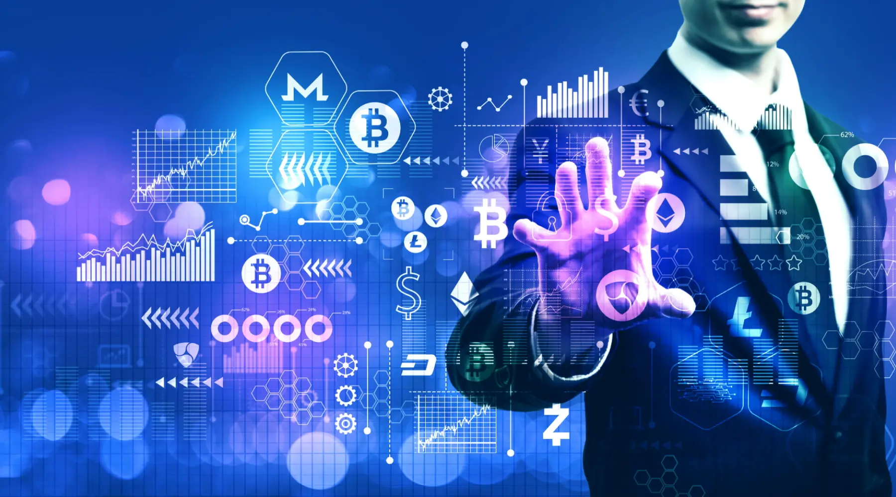 Crypto with businessman