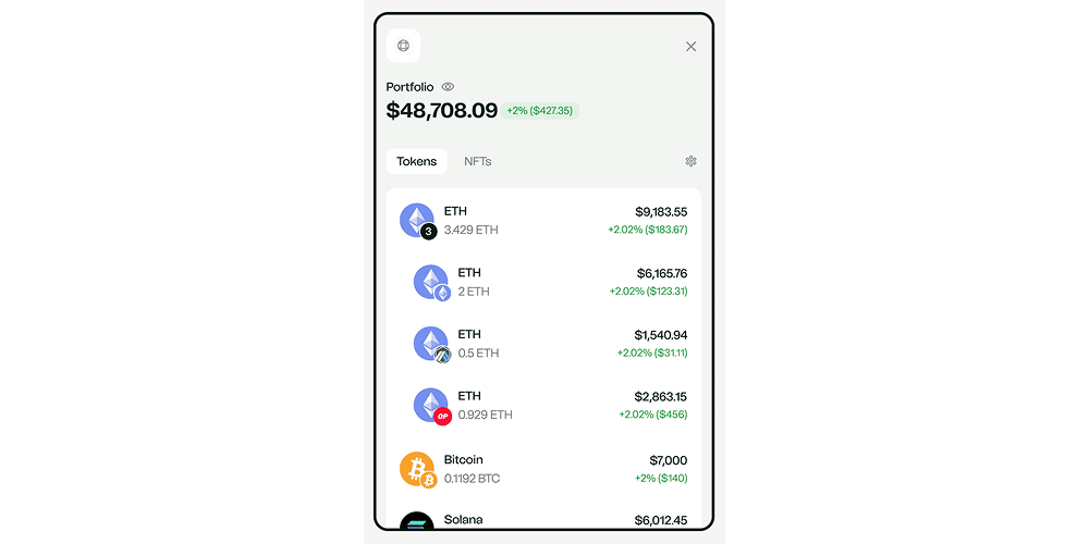 Ctrl Wallet (formerly XDEFI) markets interface