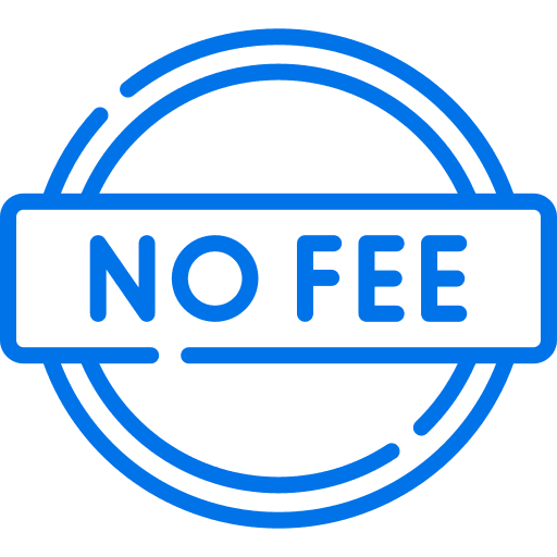 No fee icon